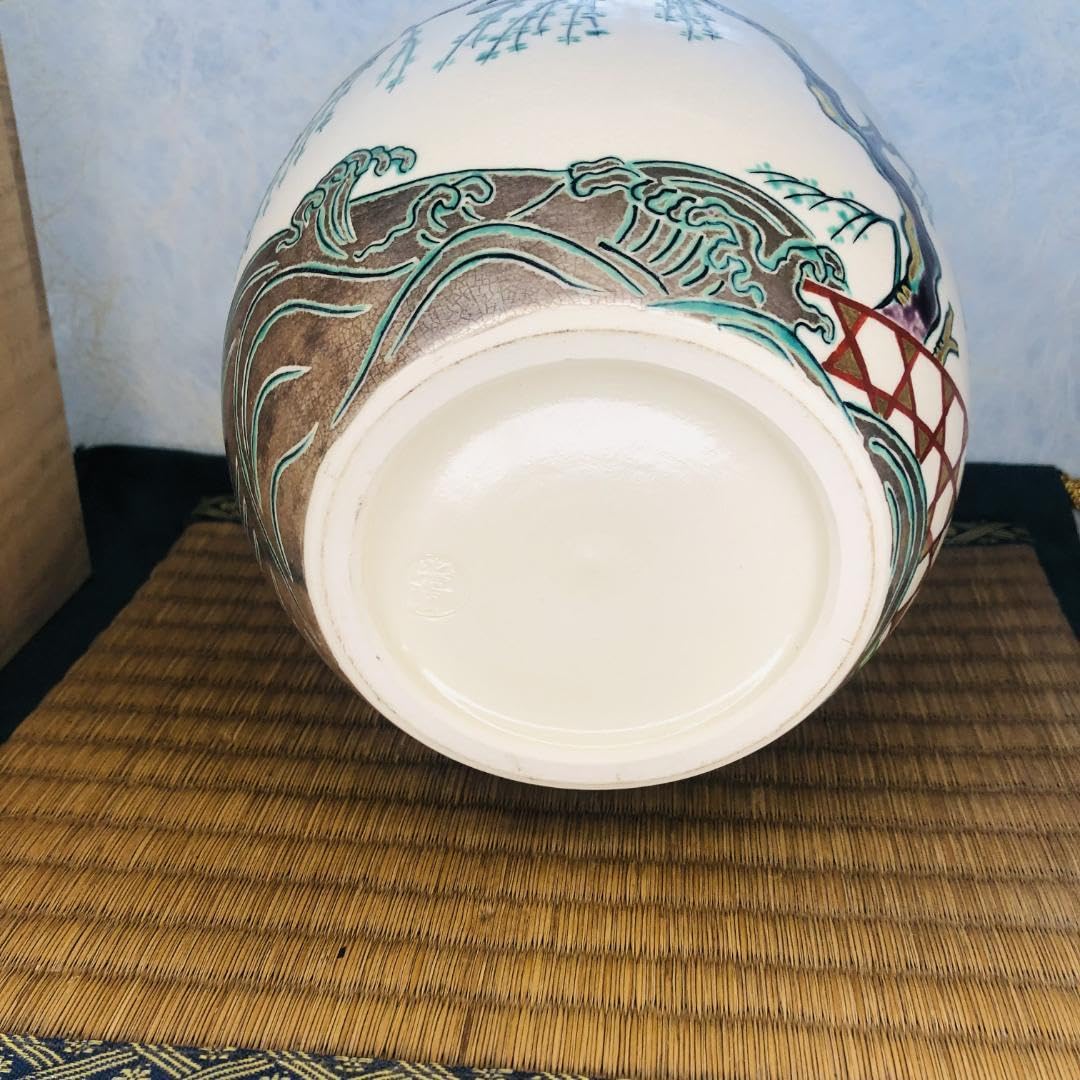 仁清竜田川水指御室窯